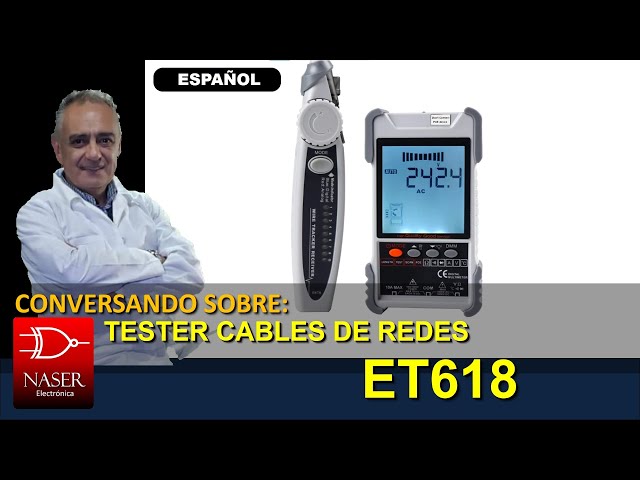 Vídeo relacionado con ZAWELIYO Probador de Cables de Red Multifuncional con Pantalla Táctil IPS de 4 Pulgadas para Pruebas y Seguimiento de Cables Ethernet, Perfecto para Técnicos e Instaladores de Redes