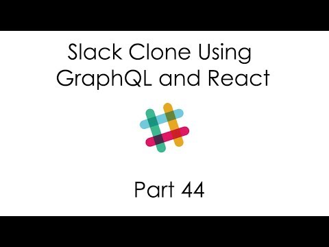 Slack Clone Using GraphQL and React Introduction