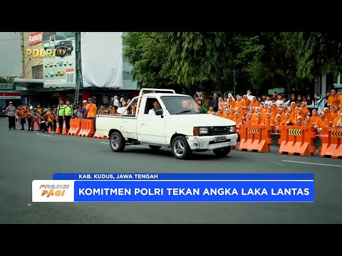 SATLANTAS POLRES KUDUS GELAR SIMULASI KECELAKAAN LALU LINTAS
