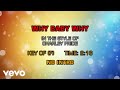 Charley Pride - Why Baby Why (Karaoke)
