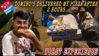 Domino’s Pizza delivered my pizza 🍕 after 2 hours😡 #dominosindia #dominospizza