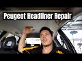 CAR HEADLINER REPAIR | Peugeot 206 gti Headlining Removal