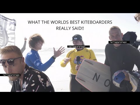Worlds Best Kiteboarding Pro's Get Caught with the Dirty Spy Cam at KOTA