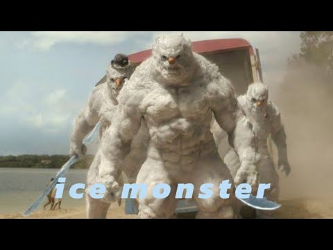 red one movie Chris Evan rock fighting against ice  monster fight scene 2