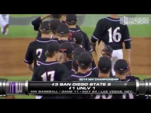 SDSU BASEBALL: AZTECS 9, UNLV 1 (MW TOURNAMENT) - 5/24/14