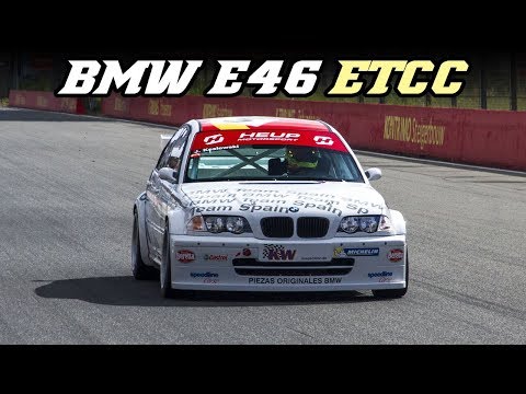 BMW E46 320i ETCC - straight-6 sounds (Zolder test 2018)