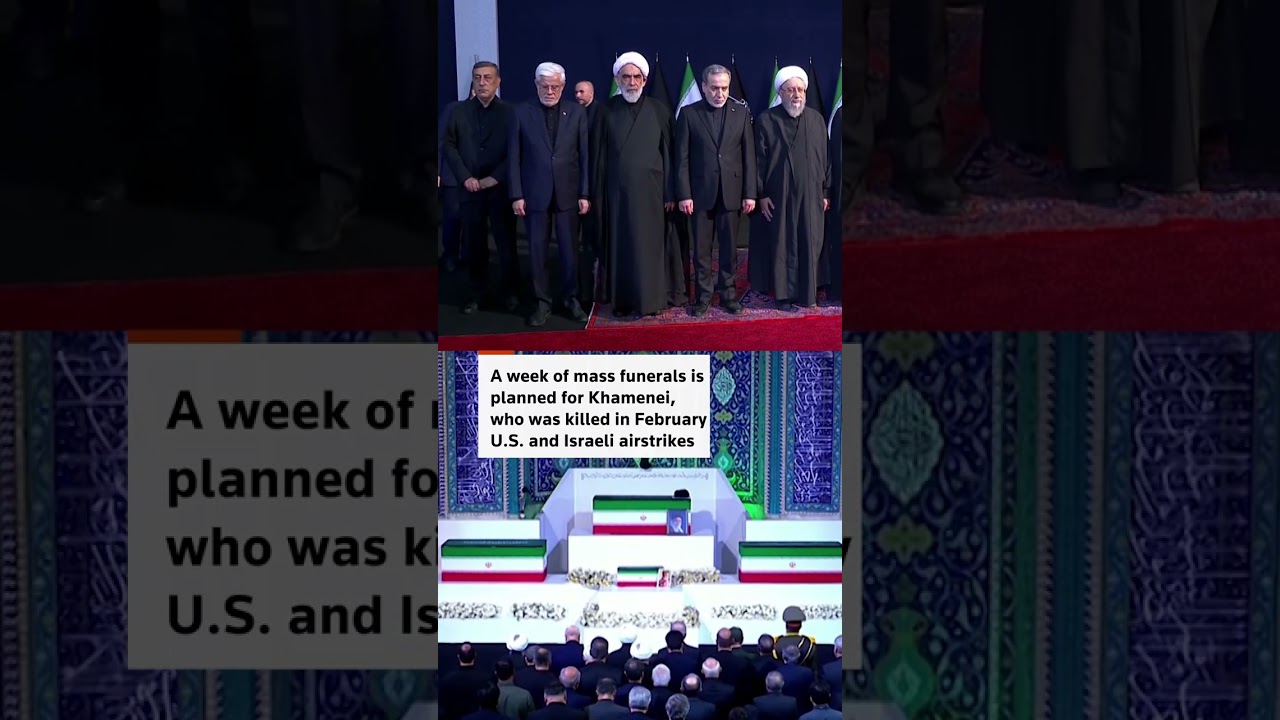 Video | Iranian officials bid farewell to Supreme Leader Khamenei