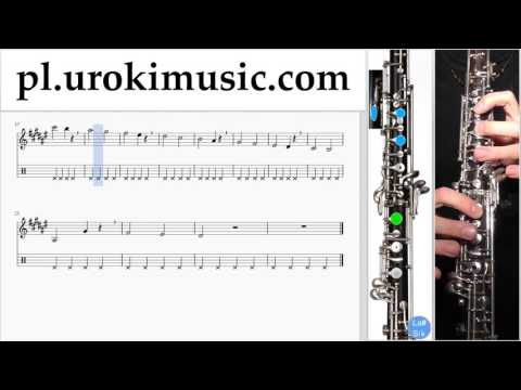 Nauka Gry Na Oboju Michael Jackson - Beat It Nuty Poradnik Część 1 um-i463