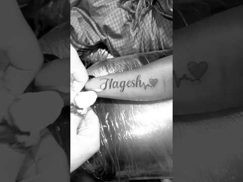 Nagesh name Tattoo design #viral #viralviews #shortsfeed