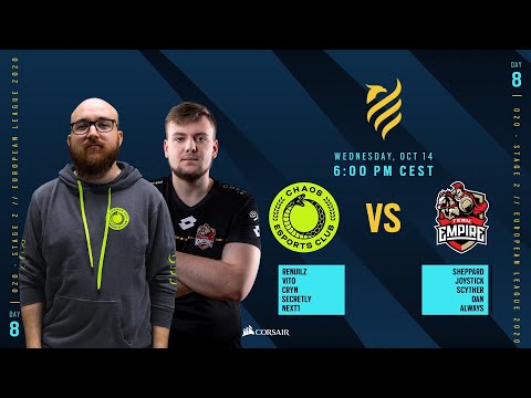 Chaos EC vs Team Empire // Rainbow Six European league 2020 - Stage 2 - Playday #8
