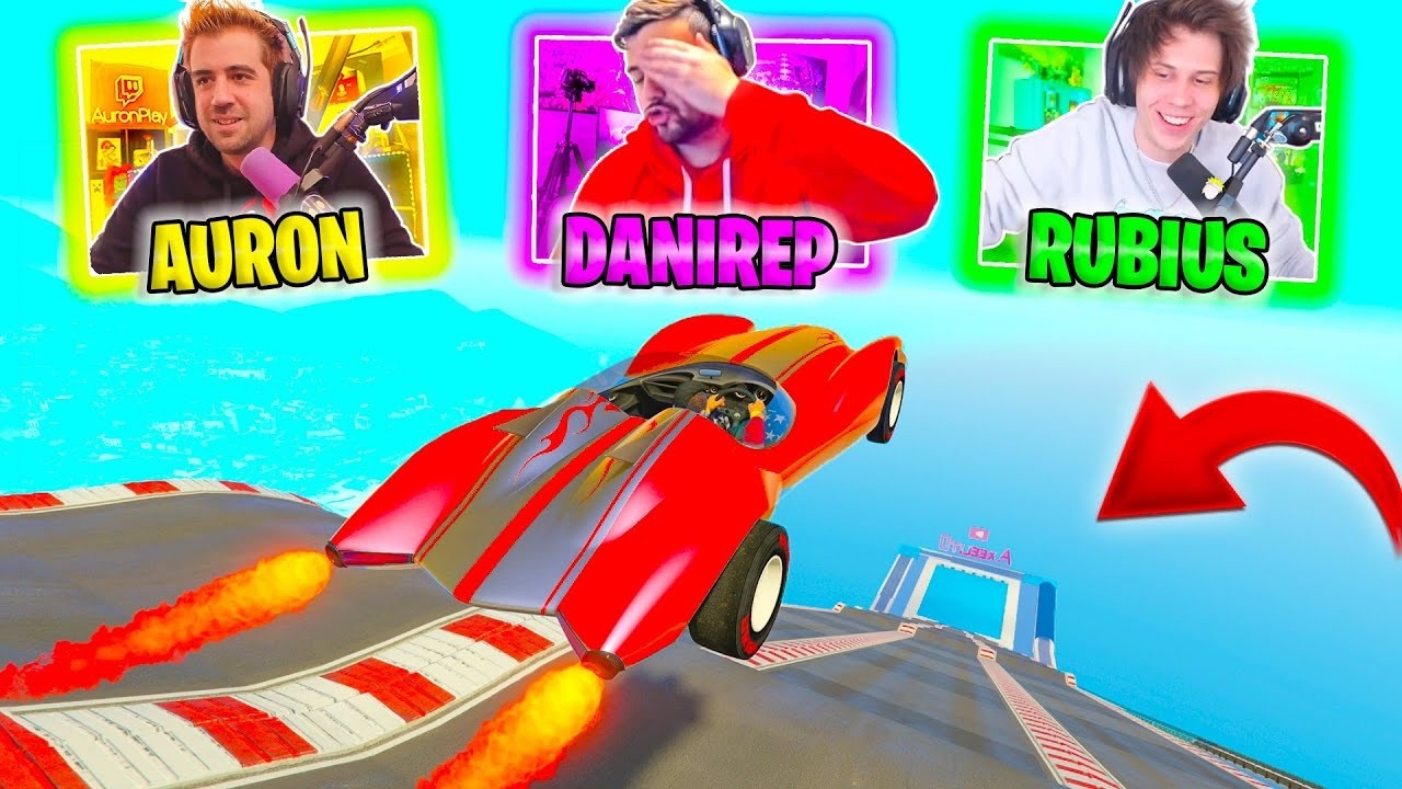 MEGA RAMPA CON AURONPLAY, IBAI Y RUBIUS! - GTA 5 ONLINE