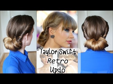 Taylor Swift Retro Updo | Braidsandstyles12 Video