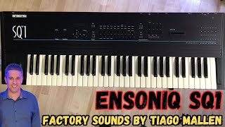 Video thumbnail for ENSONIQ SQ1 - ANO 1990 - FACTORY SOUNDS by TIAGO MALLEN #tecladismo #teclas #keyboard by Tiago Mallen