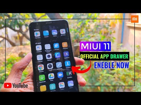 MIUI 11 me App Drawer Enable Kaise Kare | How to Enable App Drawer in MIUI 11 | #appdrawer