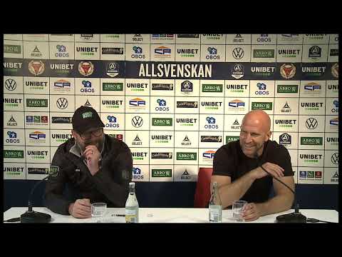 Presskonferens efter Kalmar FF-Varbergs BoIS