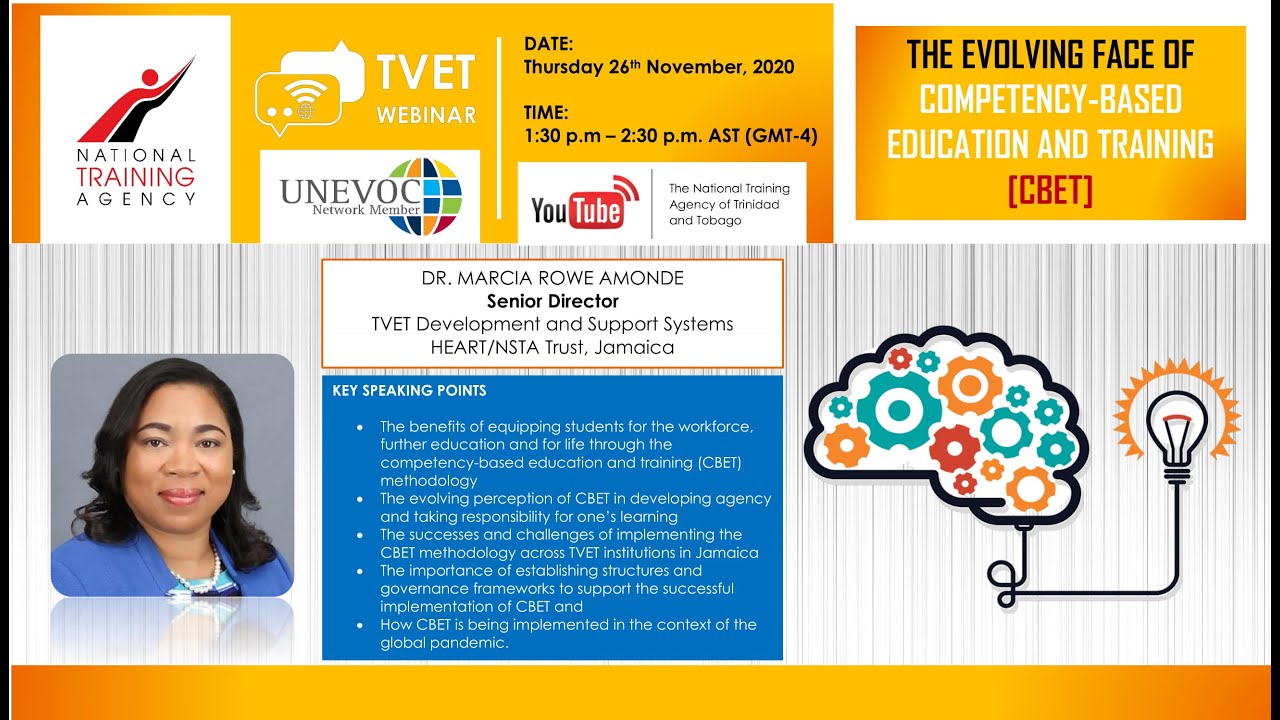 The Evolving Face of Competency-Based Education and Training (CBET) | TVET Webinar
