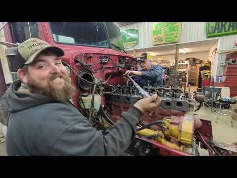Peterbilt/3406B Caterpillar Project Part.4 Head Installation And Valve Adjustment