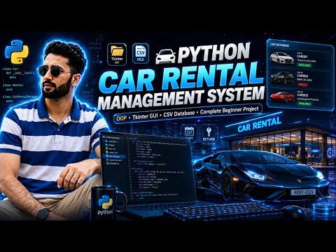 Python Car Rental Management System Using Tkinter Csv Complete Gui Project With Source Code