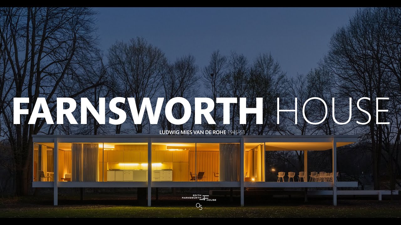 A Masterpiece in Glass: Touring Mies van der Rohe’s Edith Farnsworth House | Architectural Tour