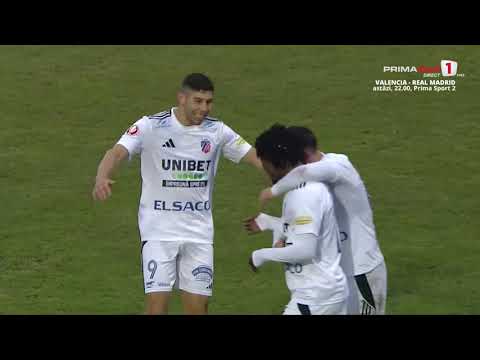 GOOOL! FC Botoșani - Metaloglobus 1-0. Enzo Lopez deschide scorul cu un șut din apropiere