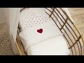 thumbnail: Meyco wieglaken Baby Love wit/beige