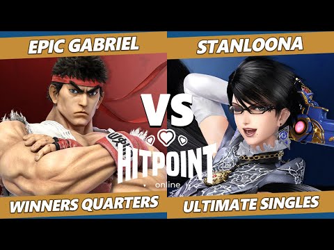 Hitpoint Online WQ - Epic Gabriel (ROB, Ryu) Vs ADC StanLoona (Bayonetta, Zelda) Smash Ultimate SSBU