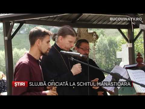 Slujba oficiata la Schitul Manastioara