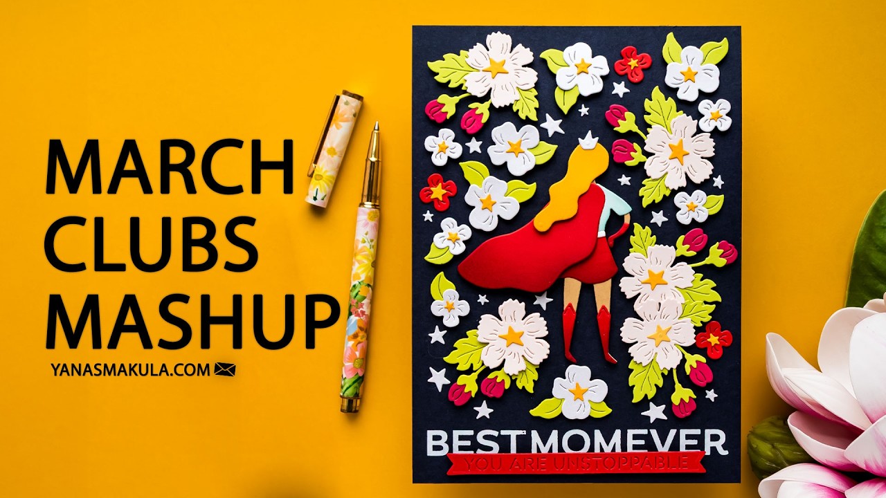 Spellbinders Club Kits Mother’s Day Card | Super Mom Card