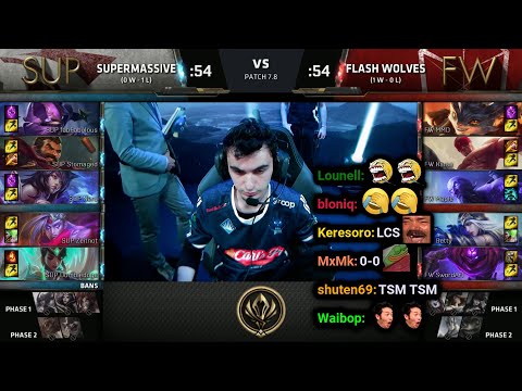 FW vs SUP Game 2 | 2017 MSI Play-In Round 2 | Twitch VOD with Chat