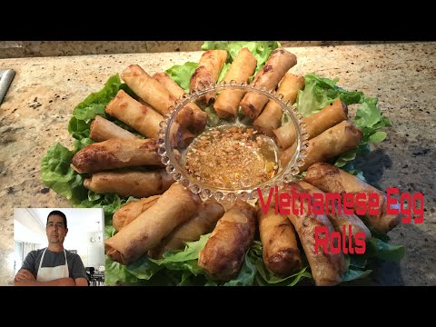 How To Make Vietnamese Egg Rolls, Vietnamese Egg Rolls Recipe!