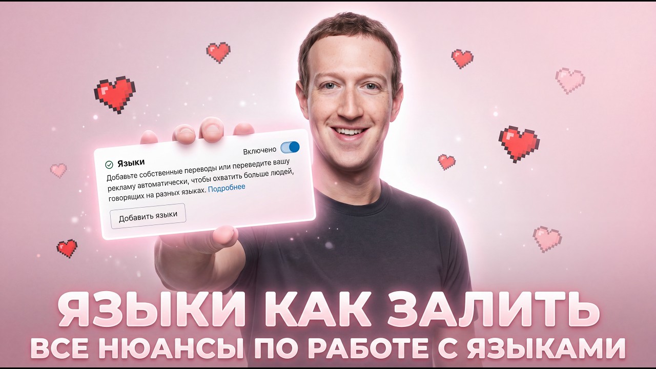 Как залить рекламу через языки ? | Все нюансы и как включить переключатель яз?