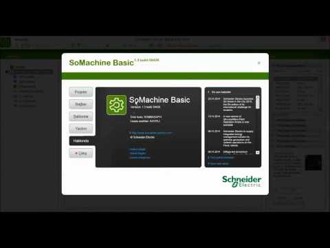 M221 PLC Programlama   So Machine Basic Yazılım Arayüzü