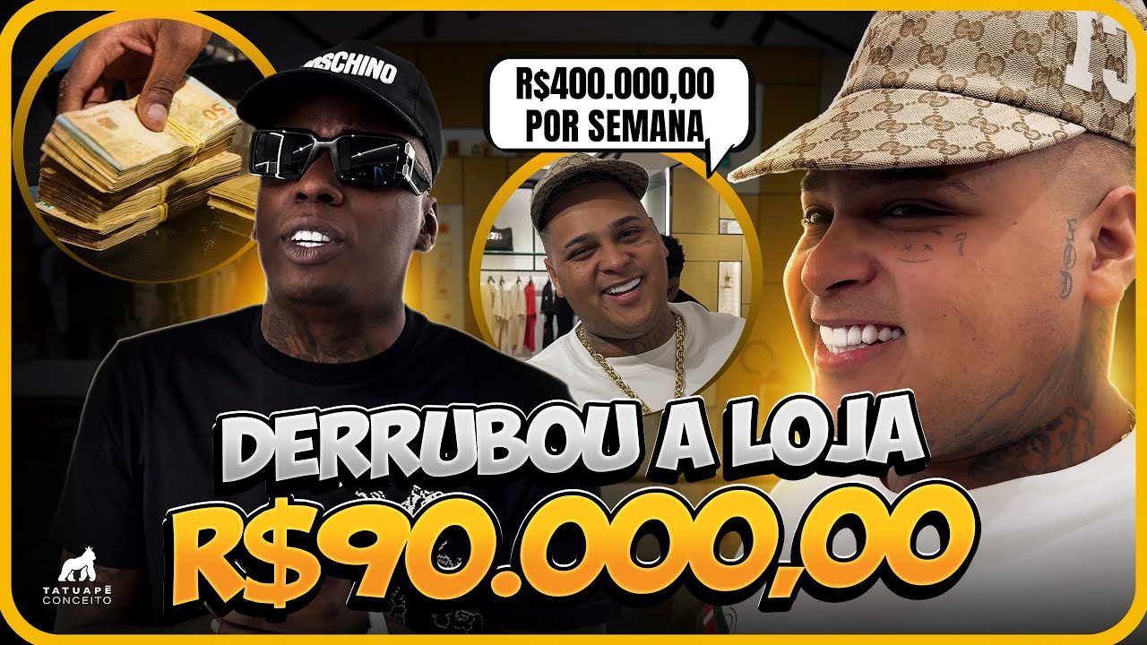 MC NEGÃO ORIGINAL GASTANDO R$90.000,00 NA TATUAPÉ CONCEITO! FEAT MC RYAN SP