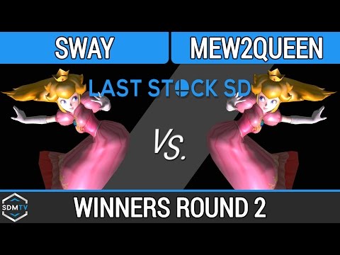 LSSD 95 - B2S | Sway (Peach) vs. Mew2Queen (Peach) - SSBM WR2 - Smash Melee