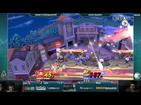 SUU2 - PSG | cyve (Diddy) Vs. Wusi (Fox) - Losers Quarters - Smash 4