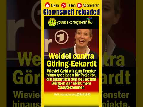 #weidel #Göring-#Eckardt #Gruenen #habeck #bearbock #hofreiter #HartaberFair #projekte #steuerzahler