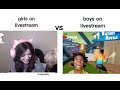 Girls Livestream Vs Boys Livestream IShowspeed
