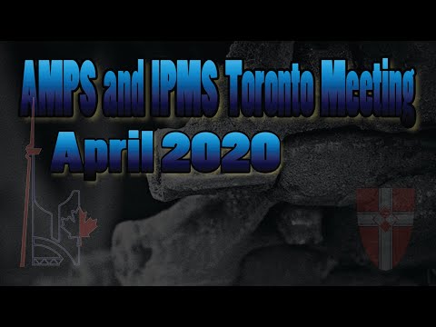 April AMPS and IPMS Toronto Meeting