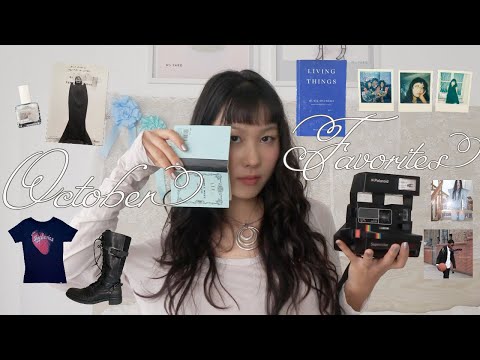 october favorites 🕯️ fashion, music, books, camera, & more