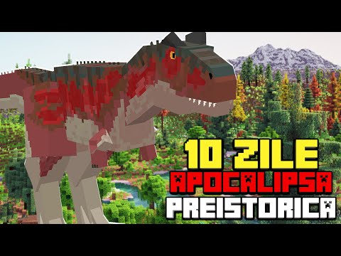 Am supravietuit 10 ZILE pe Minecraft APOCALIPSA PREISTORICA | Jurassic World