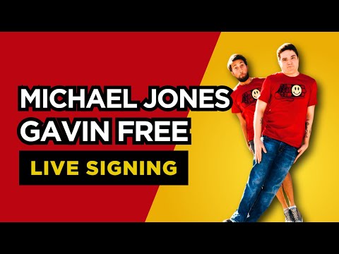 MICHAEL JONES AND GAVIN FREE - LIVE SIGNING!