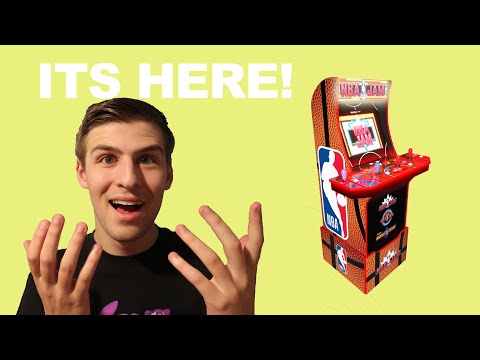 Unboxing and Reviewing My NBA JAM Arcade Cabinet!