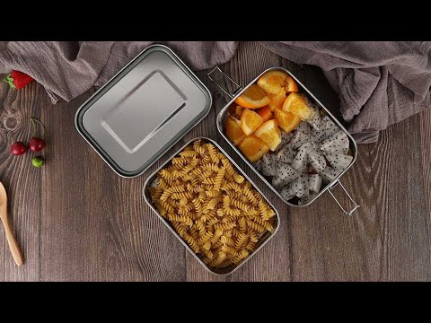 Nicety 2 layers leak proof 304 stainless steel lunch box