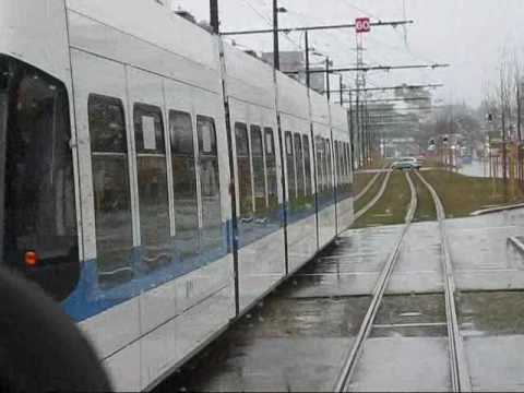 Rainy Saturday on the Glattalbahn, Zurich