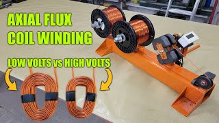 Making A Coil Winder & Winding Coils For Axial Flux Generators & Motors
