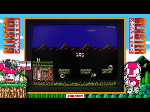 Blaster Master themed bezel using the Mega Bezel Reflection Shader