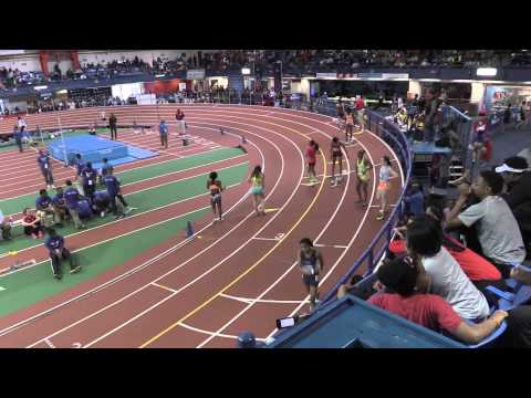 Girls 200m EE Prelim Heat 3 - New Balance Nationals Indoor 2014