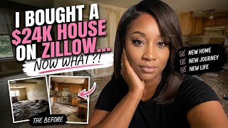 I Bought a $24,000 House on Zillow Sight Unseen... NOW WHAT! 