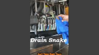 Clearing a clogged drain