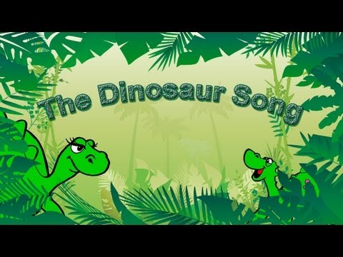 Dinosaur Song for Kids Learning English | Simple Song and Cutest Singing Ever